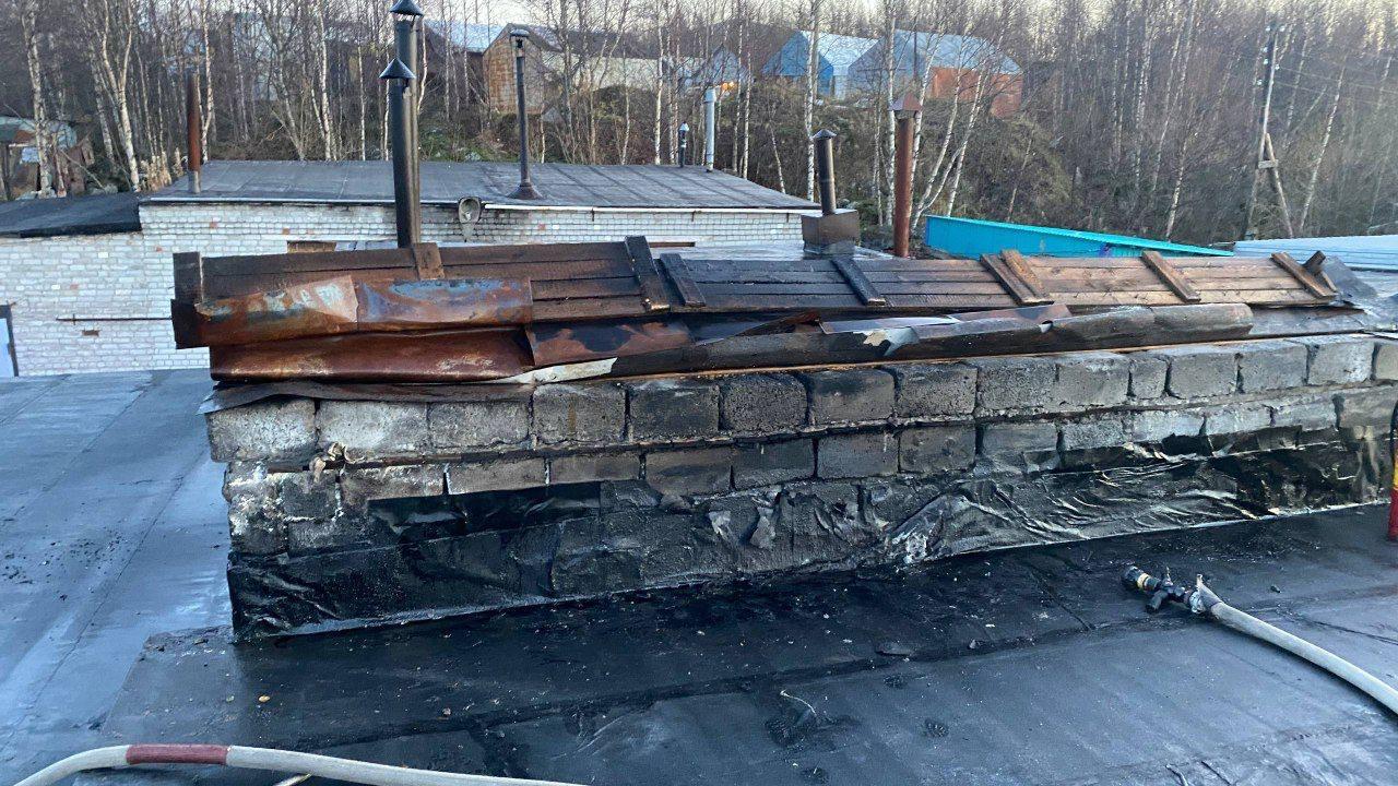 Пострадавшего в результате пожара в Мурмашах человека госпитализировали